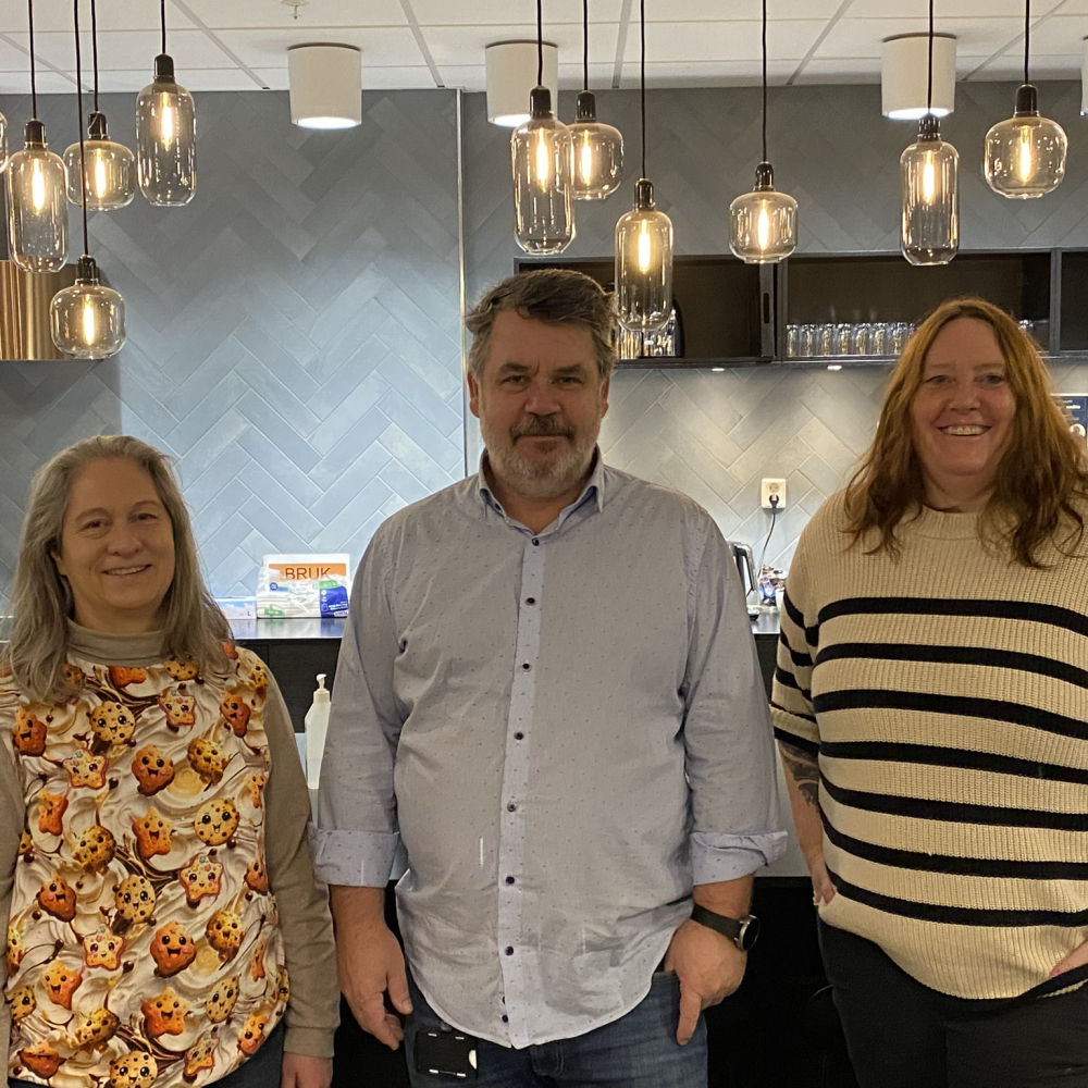 Velkommen Sandra, Ernst og Mariann